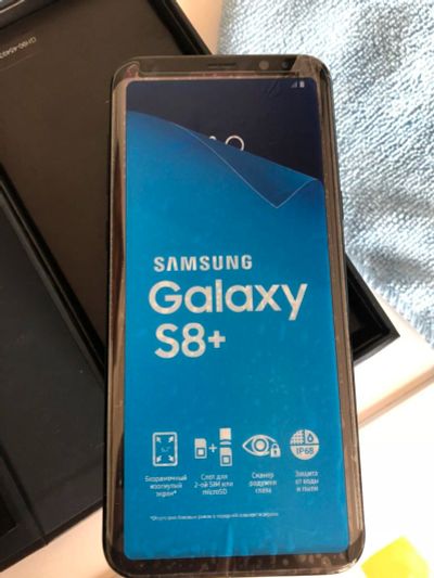 Лот: 11217762. Фото: 1. Samsung Galaxy S8 plus 64gb чёрный... Смартфоны