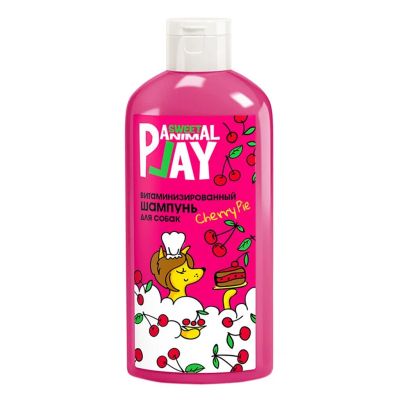 Лот: 24414937. Фото: 1. Шампунь Animal Play, Вишневый... Косметика для животных