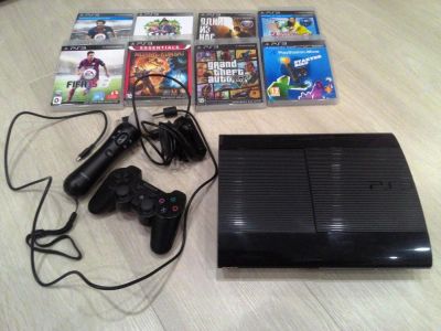 Лот: 8639859. Фото: 1. Sony PlayStation3 SuperSlim... Игровые приставки, консоли