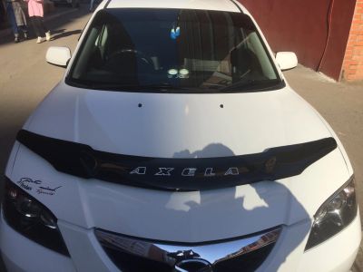 Лот: 15826760. Фото: 1. Дефлектор капота Mazda Axela,3... Детали тюнинга