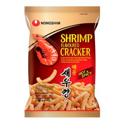 Лот: 20567093. Фото: 1. Чипсы креветочные острые Nongshim... Другое (продукты)