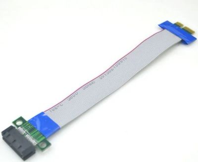 Лот: 3839448. Фото: 1. PCI-E riser 1x-1x 15см (riser... Шлейфы, кабели, переходники