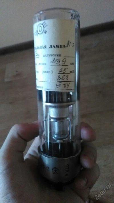 Лот: 5623936. Фото: 1. Спектральная лампа ЛТ-2. Электронные лампы