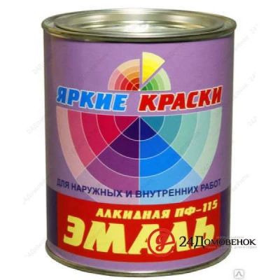 Лот: 12444053. Фото: 1. Краска Махаон ПФ-115 белая 28кг. Другое (для дачи, дома, огорода, бани, парка)