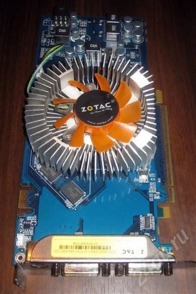Лот: 506403. Фото: 1. GeForce 9600GT 512Mb Zotac. Видеокарты