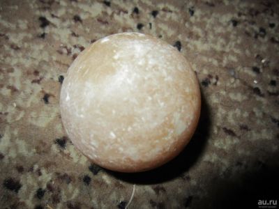 Лот: 1666254. Фото: 1. Мраморный шар (натуральный камень... Минералы и окаменелости