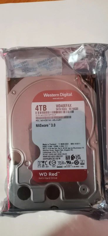 Лот: 17749490. Фото: 1. Жесткий диск Western Digital Red... Жёсткие диски (HDD)