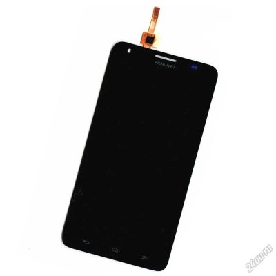 Лот: 5802551. Фото: 1. Дисплей Huawei Honor 3X в сборе... Дисплеи, дисплейные модули, тачскрины