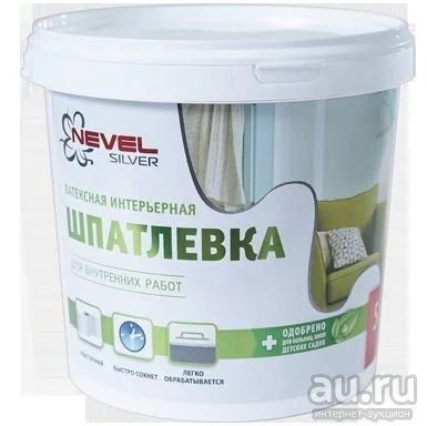 Лот: 19806462. Фото: 1. Шпатлёвка NEVEL SILVER латексная... Разное