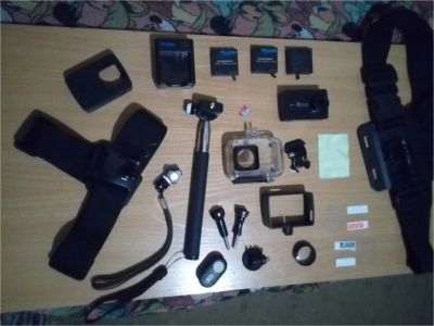 Лот: 10431276. Фото: 1. Экшн камера Xiaomi Yi 2 4K + полный... Экшн камеры