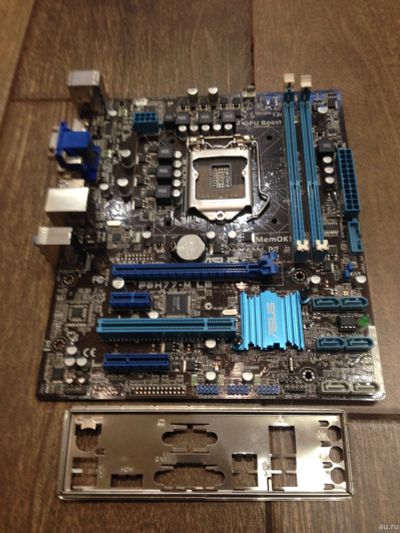 Лот: 14789118. Фото: 1. Материнская плата LGA1155 ASUS... Материнские платы