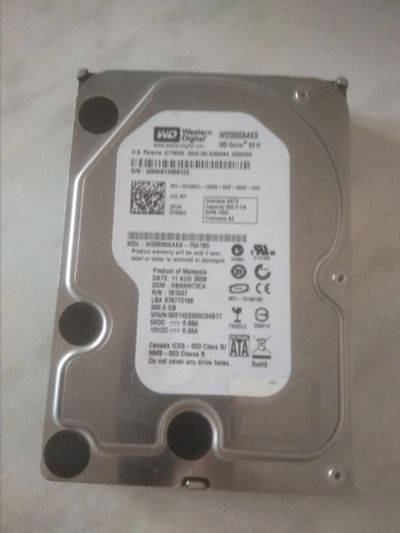 Лот: 18908379. Фото: 1. Жесткий диск Western Digital 500... Жёсткие диски (HDD)