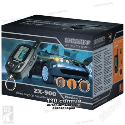 Лот: 922089. Фото: 1. Sheriff ZX-900 ver 2 с обратной... Автомобильные сигнализации