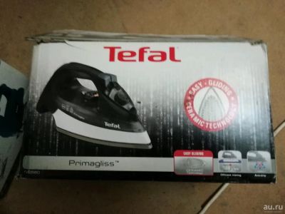 Лот: 13139743. Фото: 1. утюг tefal. Утюги, парогенераторы, отпариватели