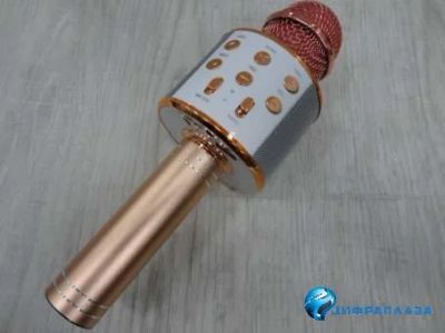 Лот: 13415913. Фото: 1. Беспроводной караоке микрофон... Наушники, гарнитуры