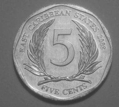 Лот: 5223133. Фото: 1. Восточные Карибы.5 центов 2008... Великобритания и острова