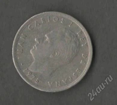 Лот: 89489. Фото: 1. Испания 5 песет 1975 года. Европа