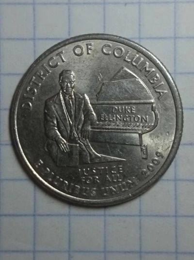 Лот: 10394916. Фото: 1. 25 центов США серия "Штаты и территории... Америка