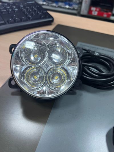 Лот: 18956052. Фото: 1. Ходовые огни LED кругл 6000К,диам... Оптика и освещение
