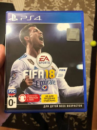 Лот: 12808947. Фото: 1. Fifa 18 ps 4. Игры для консолей