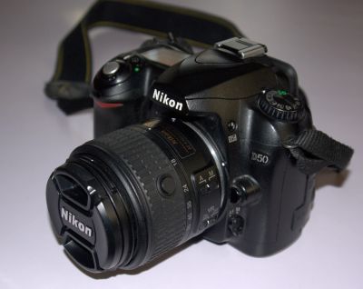 Лот: 12622724. Фото: 1. Nikon D 50 kit 18-55 VR II. Цифровые зеркальные