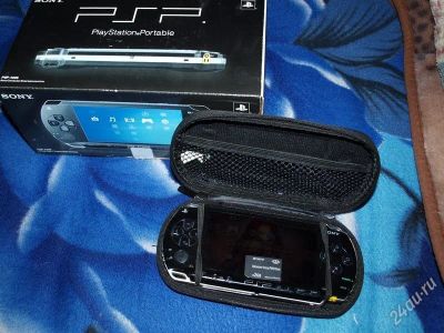 Лот: 842259. Фото: 1. psp +чехол +флэшка 2 гига прошита. Игровые приставки, консоли