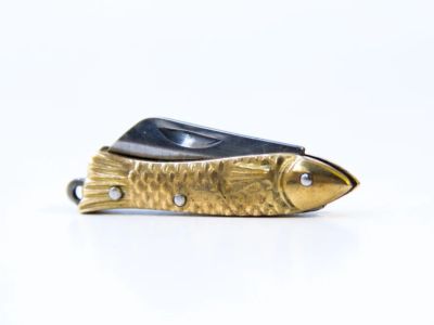 Лот: 11626665. Фото: 1. Нож «Золотая рыбка» маленький... Ножи, топоры