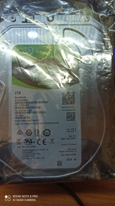 Лот: 16949163. Фото: 1. HDD 3.5 2Tb. Жёсткие диски (HDD)
