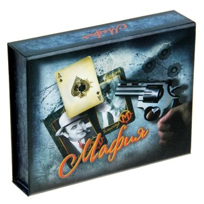 Лот: 6223021. Фото: 1. Игра "Мафия", в подарочной упаковке. Настольные игры, карты
