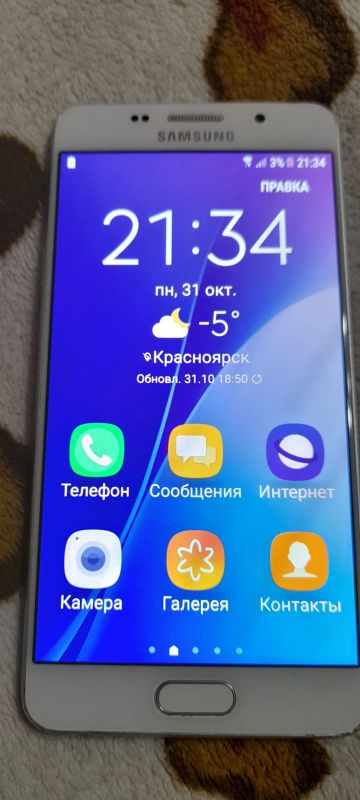 Лот: 19572189. Фото: 1. Samsung galaxy a5 2016. Смартфоны