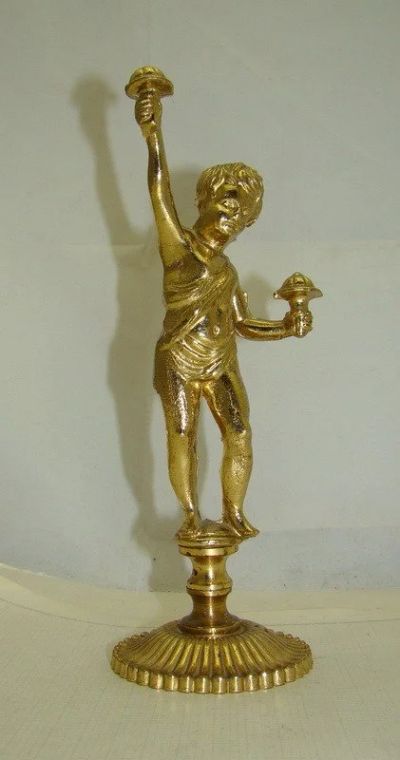 Лот: 12721592. Фото: 1. Фигурка статуэтка Путти (X524). Другое (антиквариат)