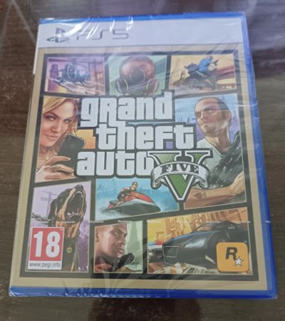 Лот: 25124805. Фото: 1. Gta 5 ps5 диск новый. Игры для консолей