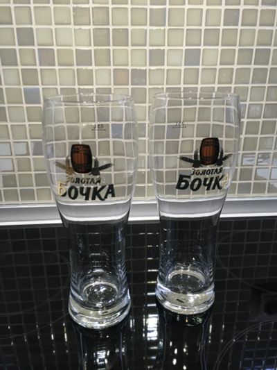 Лот: 20317224. Фото: 1. Пивные бокалы "Золотая Бочка... Кружки, стаканы, бокалы