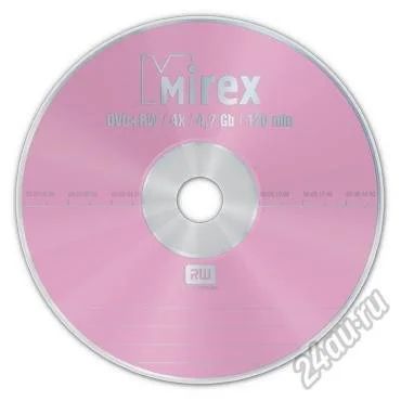 Лот: 5548888. Фото: 1. Диск Dvdrw Mirex 4.7Gb 4x Cake... CD, DVD, BluRay
