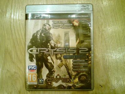 Лот: 1375474. Фото: 1. ДИСК PS3 CRYSIS 2 LIMITED EDITION. Игры для консолей