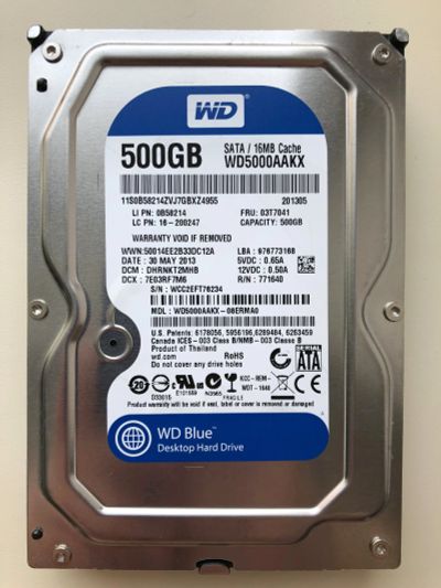 Лот: 20256323. Фото: 1. SATA-III 500Gb Western Digital... Жёсткие диски (HDD)
