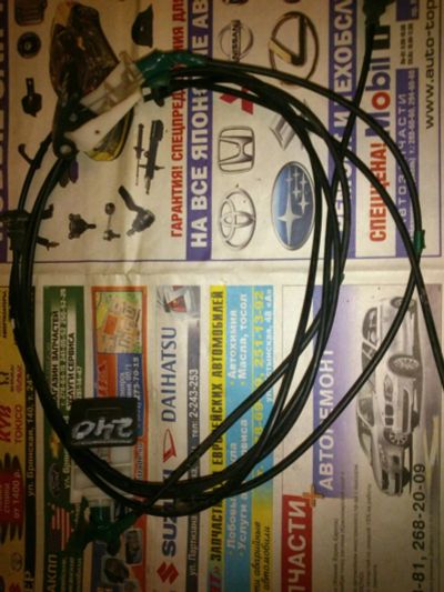 Лот: 10729765. Фото: 1. Трос капота Toyota Allion Premio... Салон