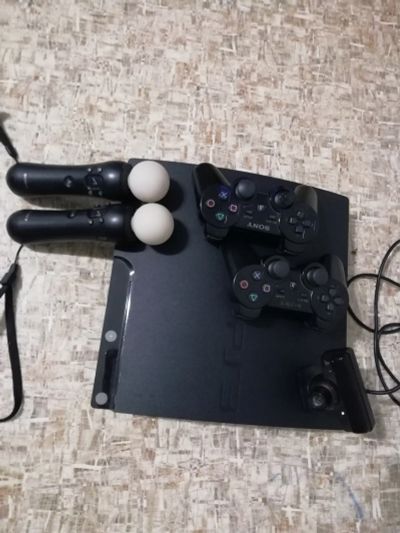 Лот: 15647058. Фото: 1. Игровая приставка Sony PS3, 256gb... Игры для консолей