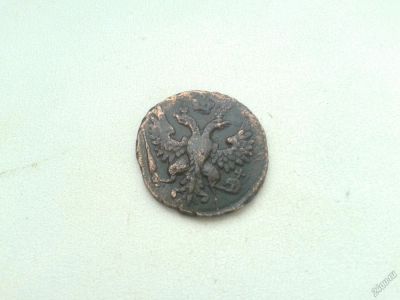 Лот: 6466304. Фото: 1. Денга 1748. Оригинал. Россия до 1917 года