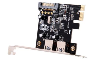 Лот: 3729048. Фото: 1. USB 3.0 Плата расширения 2-Port... Платы расширения, контроллеры, доп. порты