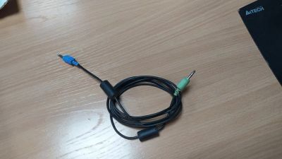 Лот: 21689909. Фото: 1. Кабель mJack 3.5мм оригинальный... Шлейфы, кабели, переходники