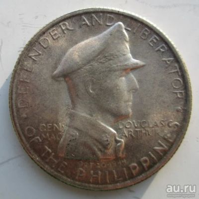 Лот: 8335001. Фото: 1. Филиппины 1 песо 1947 г.,серебро... Азия