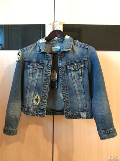 Лот: 9768685. Фото: 1. Джинсовая куртка (Новая) "Zara... Верхняя одежда