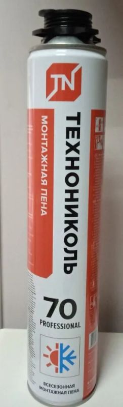 Лот: 20209026. Фото: 1. Пена монтажная Технониколь 70... Клеи, герметики, пена монтажная, клейкие ленты