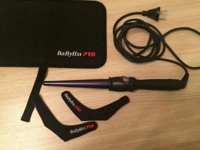 Лот: 4929656. Фото: 1. Babyliss конусная плойка для естественных... Укладка и стрижка волос, бритьё, эпиляция