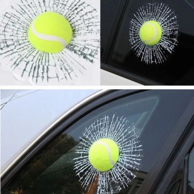 Лот: 13948016. Фото: 1. Наклейка 3D тенисный мяч. Наклейки автомобильные