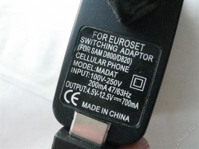 Лот: 2463151. Фото: 1. Зарядка для телефона Samsung D800... Зарядные устройства, блоки питания, адаптеры сетевые для смартфонов