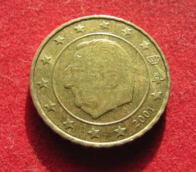 Лот: 19898935. Фото: 1. 10 евроцентов 2001 г. Бельгия. Европа