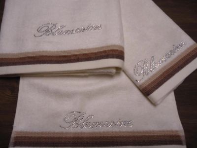 Лот: 3500004. Фото: 1. Комплект из трех полотенец Blumarine. Скатерти, салфетки