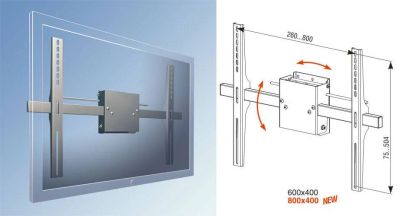 Лот: 6944235. Фото: 1. Кронштейн для LCD/LED тв 42"-75... Кронштейны, стойки, подставки